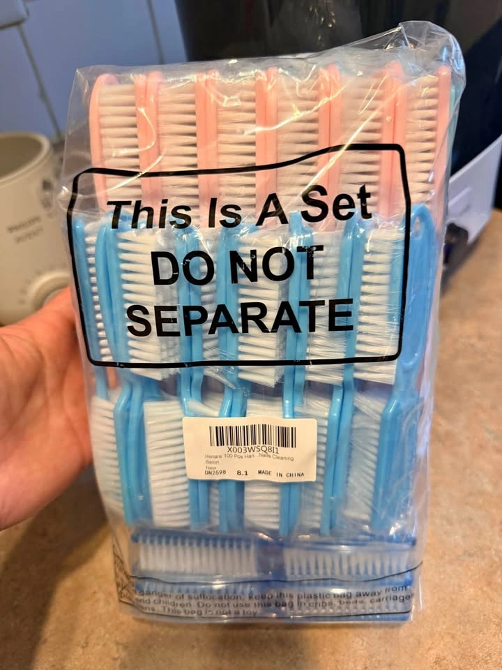 Nail brush 100 pcs