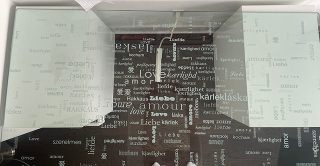 IKEA Glass table top