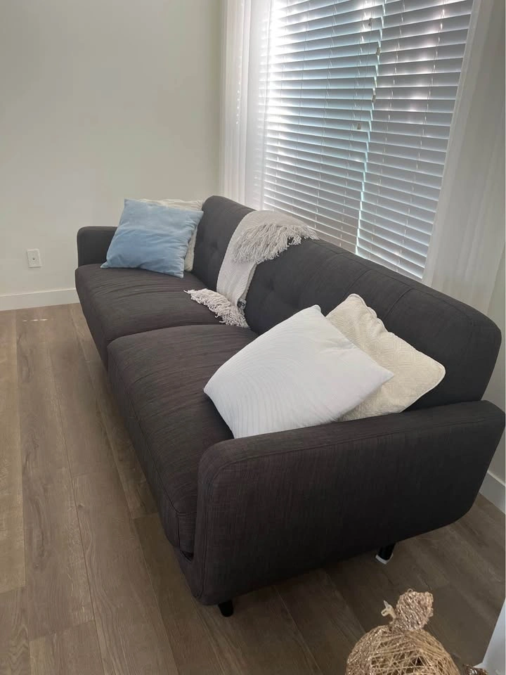 Charcoal Sofa- 84” - photo 4