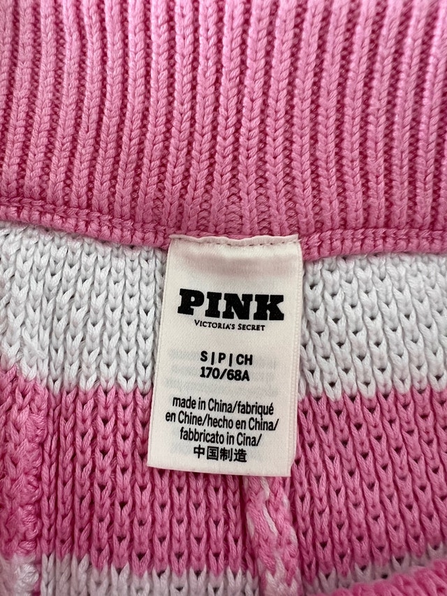 Victoria’s Secret PINK Knit Lounge Shorts – Stripes – Small - photo 3