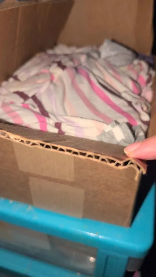 Box of baby girl clothes (0-6m) - photo 2