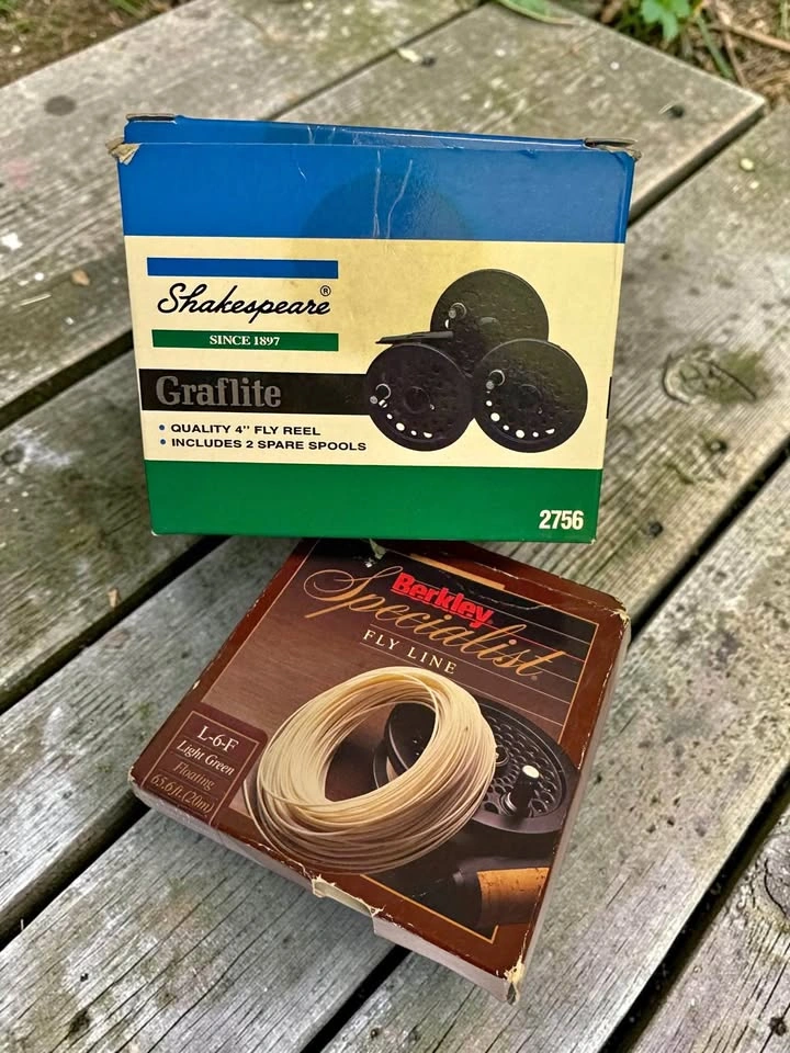 Shakespeare Graflite 2756 Fly Reel and Berkley Fly Line