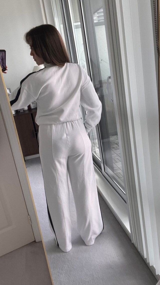 Fleece Tracksuit Set | Full Zip Hoodie & Wide Leg Sweatpants - photo 4