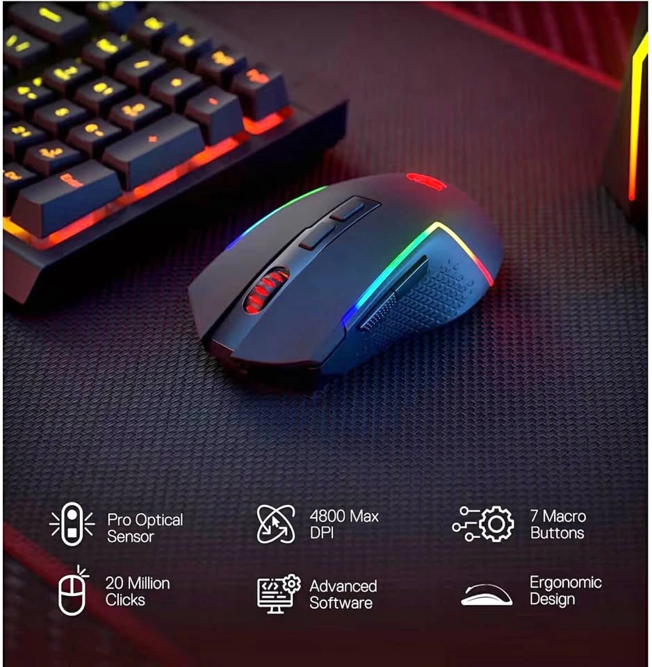 Reddragon S142 Wireless Gaming Keyboard and Mouse Combo