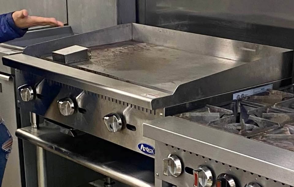 Commercial Gas Counter Top Griddle