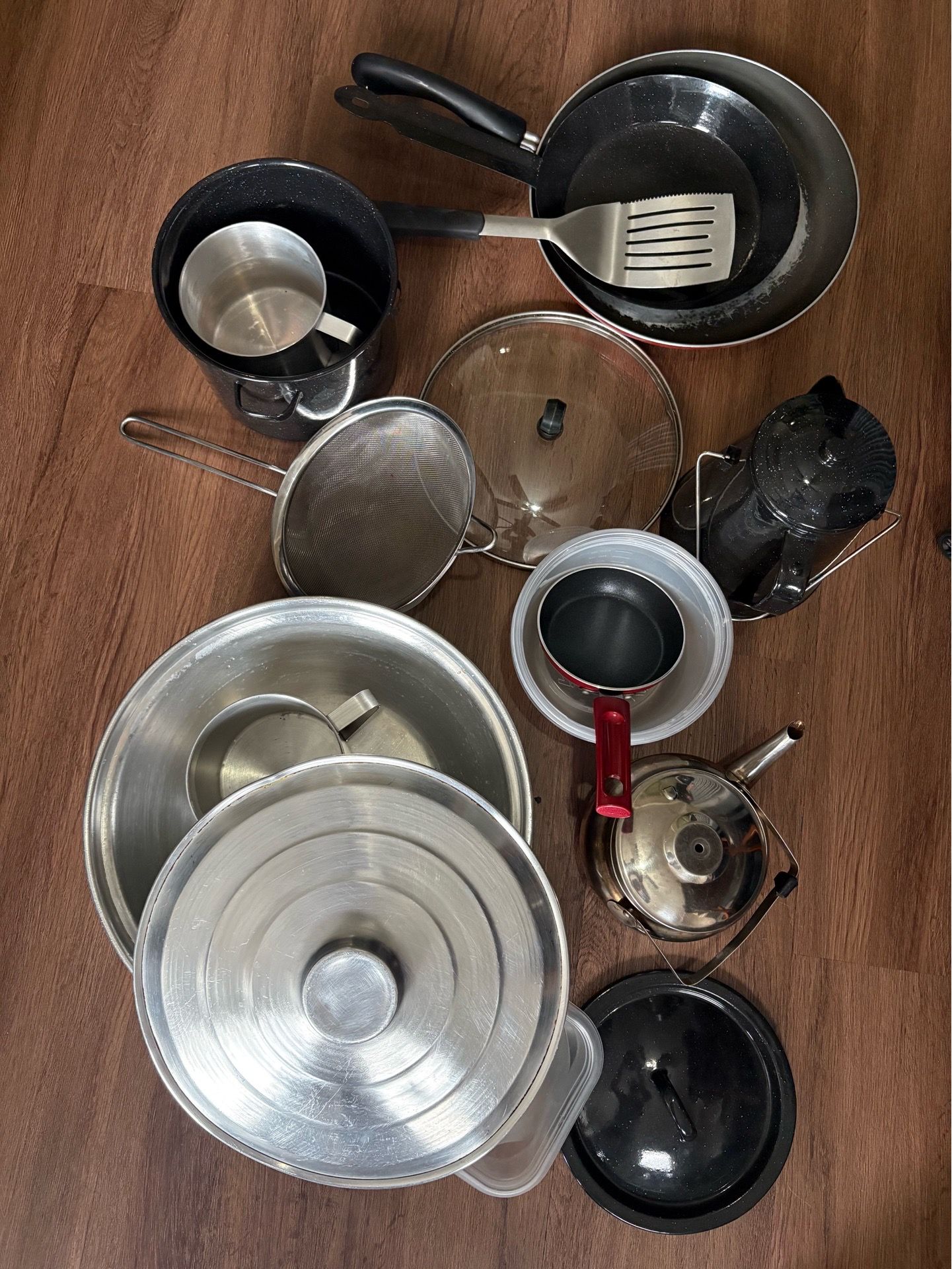 Collection of miscellaneous cookware