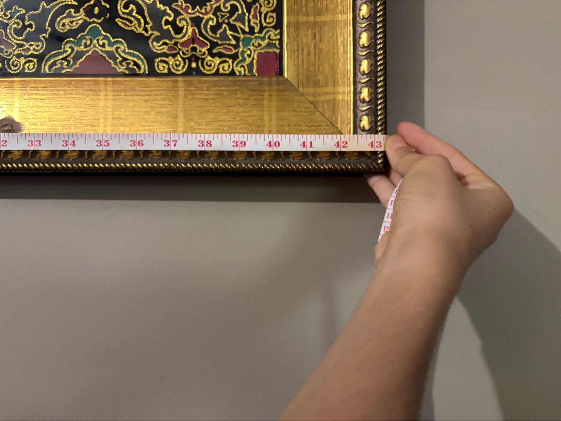 Islamic Ayatul Kursi Wall Art Gold Calligraphy - photo 3
