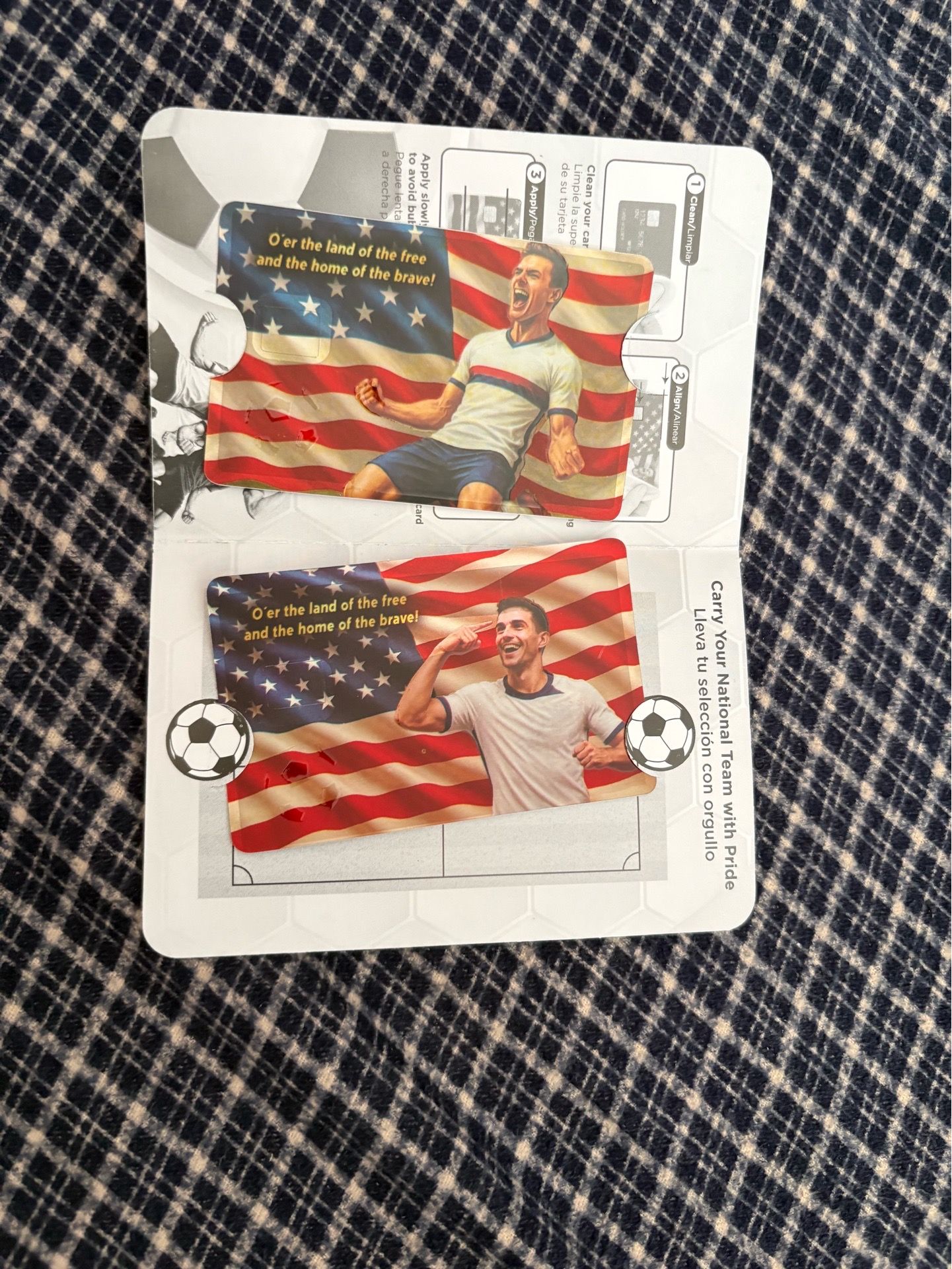 Credit card skin
