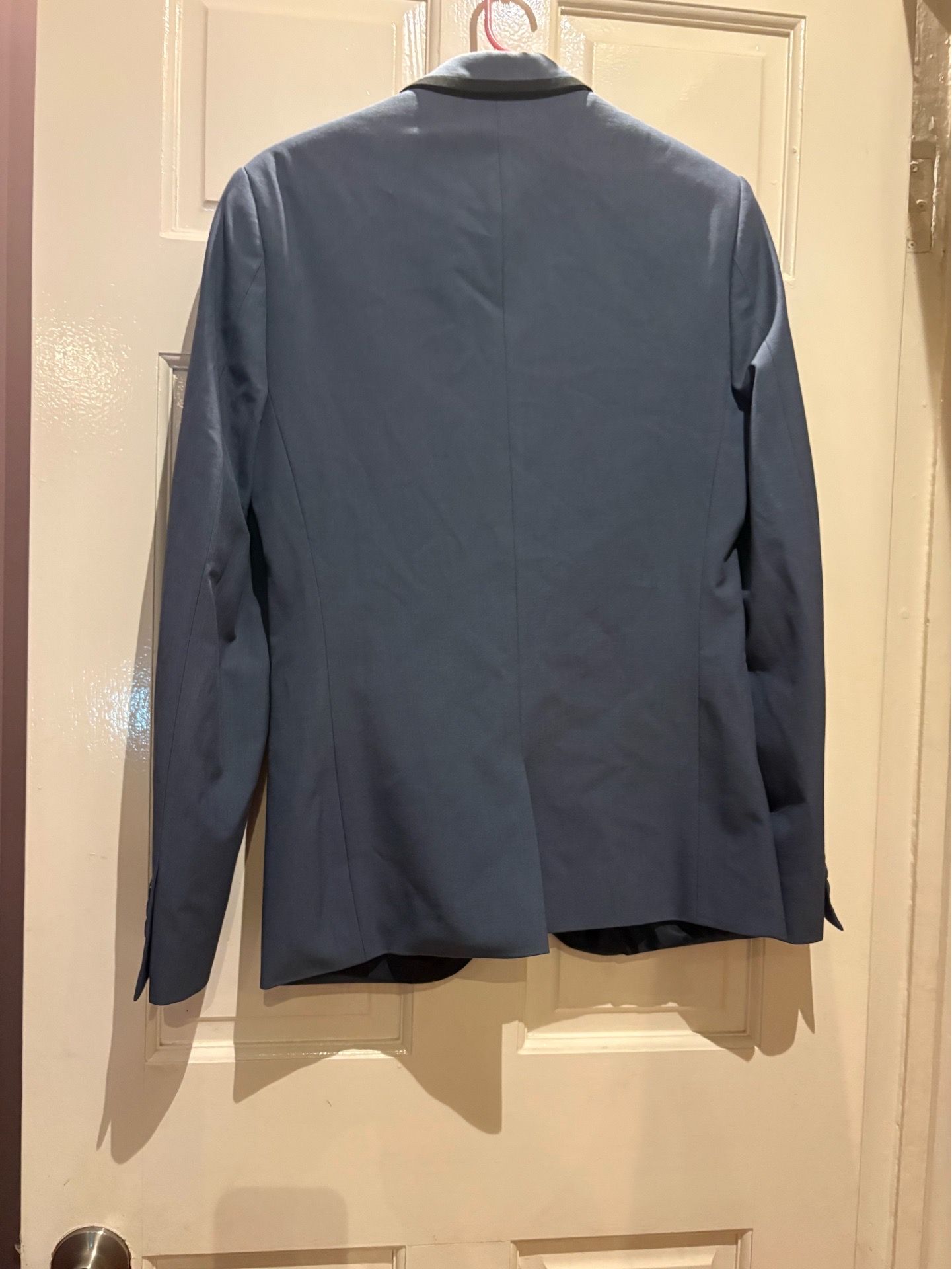 Tailored Single-Breasted Blazer with Trim Accents - photo 3