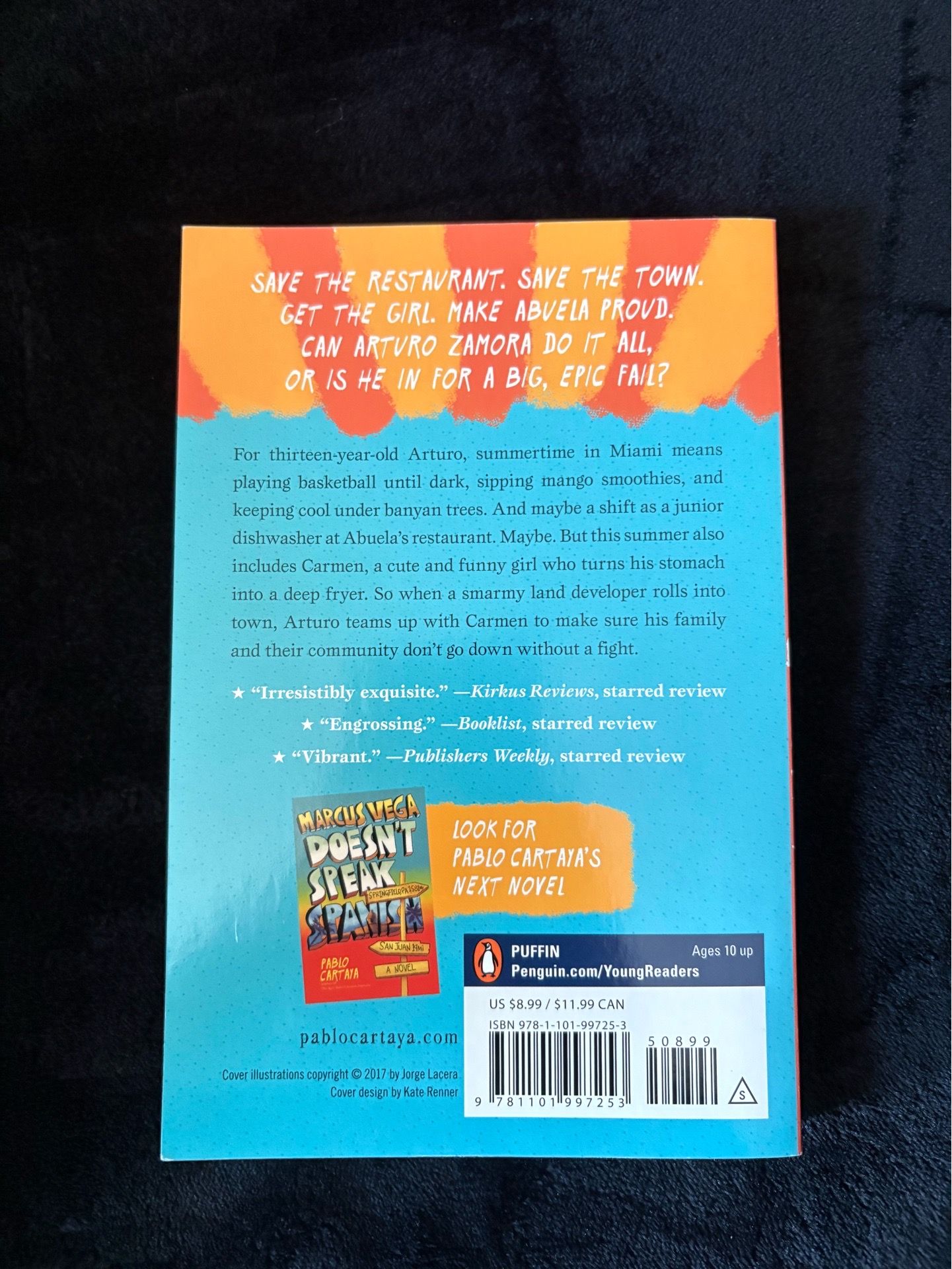 The Epic Fail of Arturo Zamora by Pablo Cartaya - Orange & Blue - photo 2