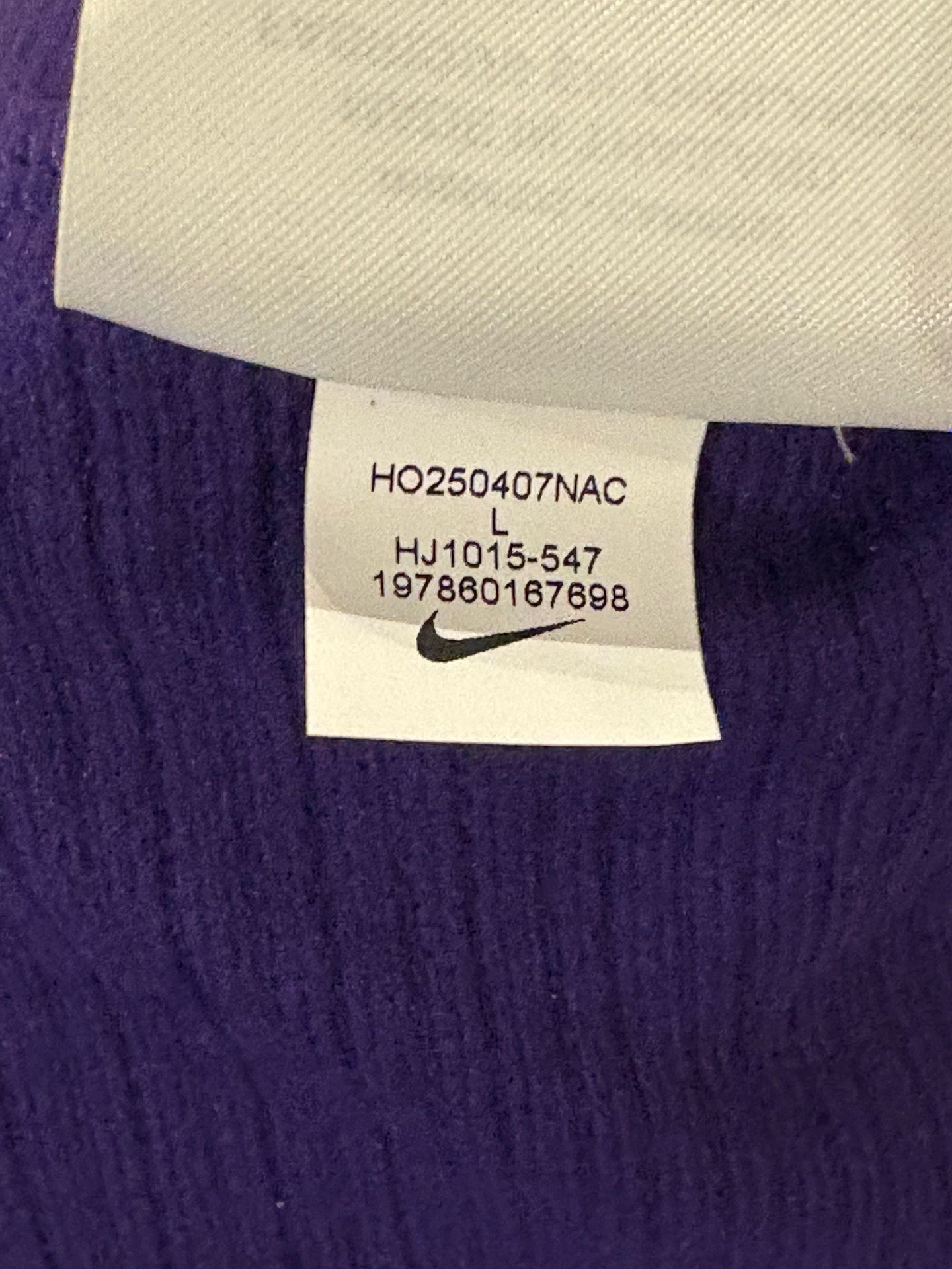 Nike Kids Purple Sweatpants with Gold Logo - photo 4