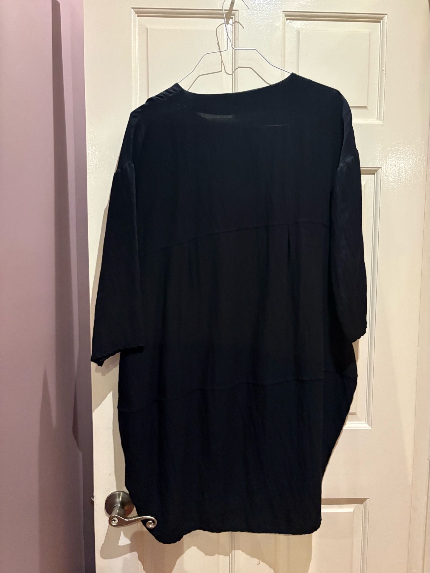 Dayou black dress with ruffle detail. Size: XL - photo 5