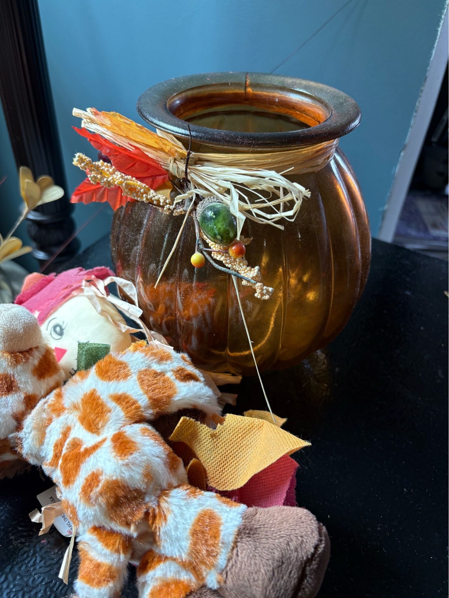 Giraffe in pumpkin - photo 3