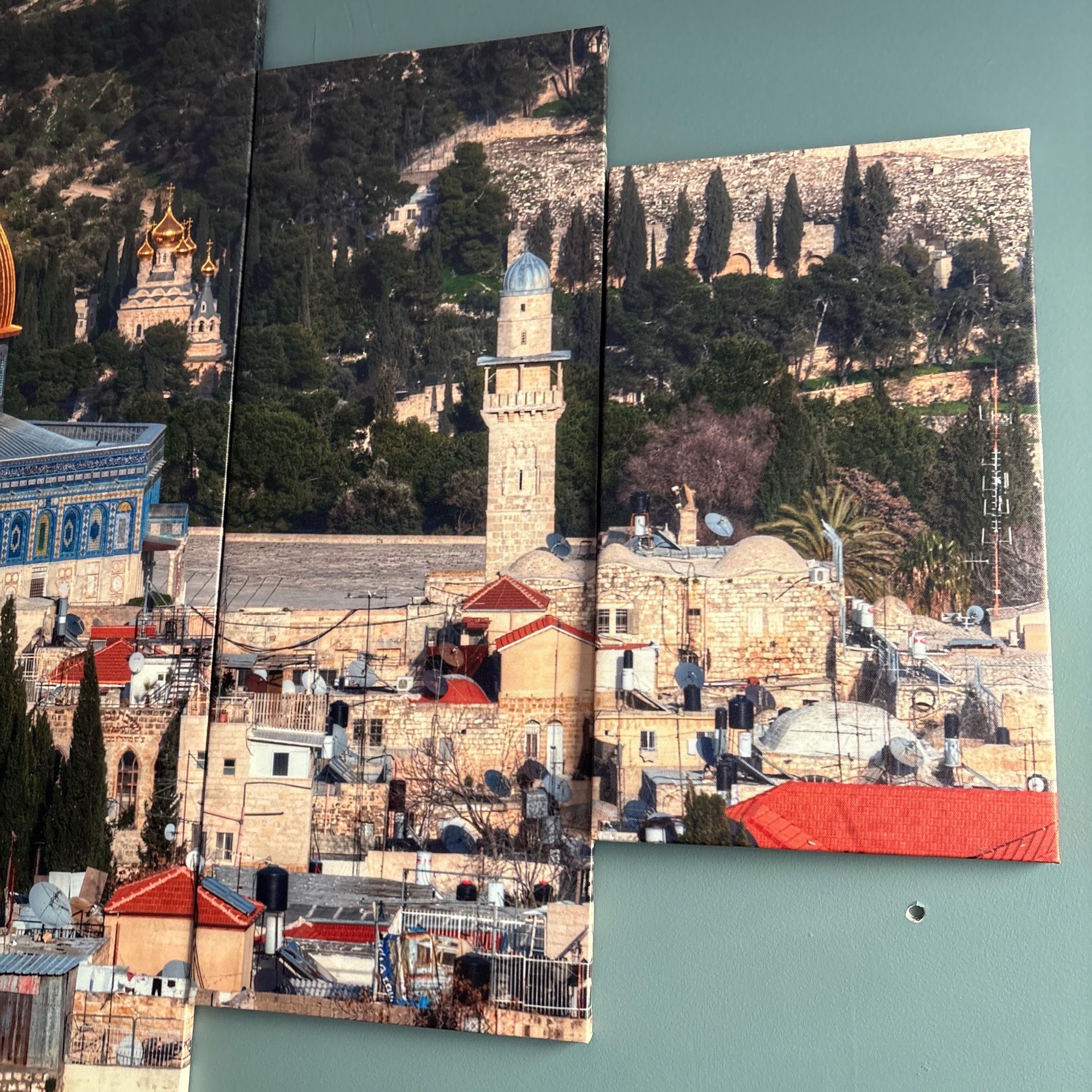 Jerusalem multi panel canvas wall art - photo 4