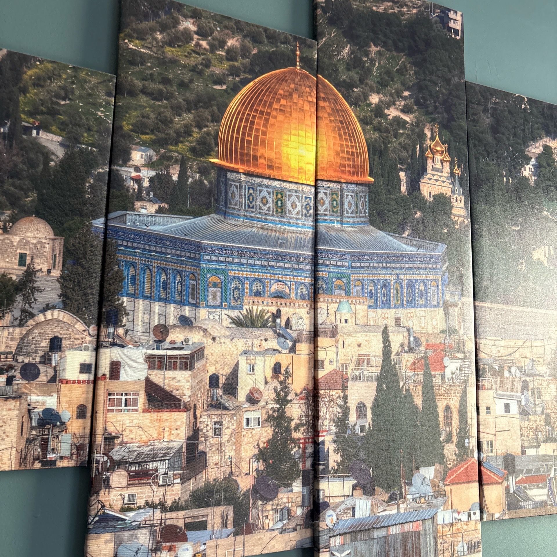 Jerusalem multi panel canvas wall art - photo 5