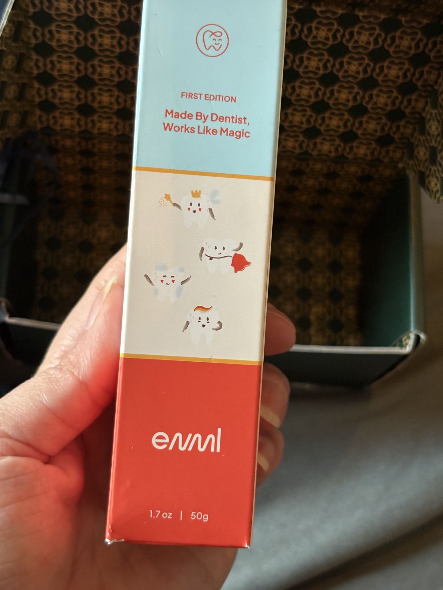 enml First Edition Kids Toothpaste Strawberry Rainbow