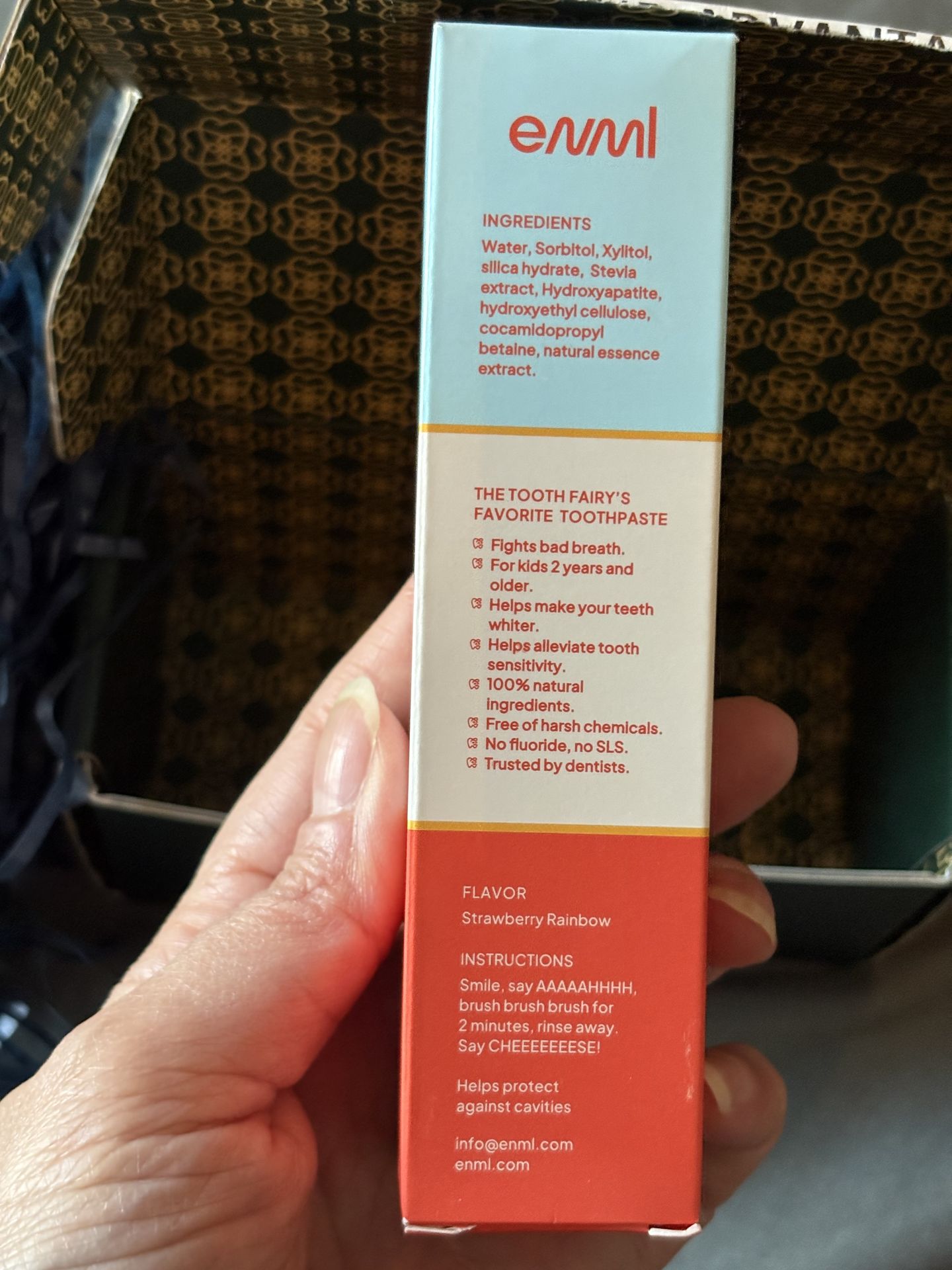 enml First Edition Kids Toothpaste Strawberry Rainbow - photo 3