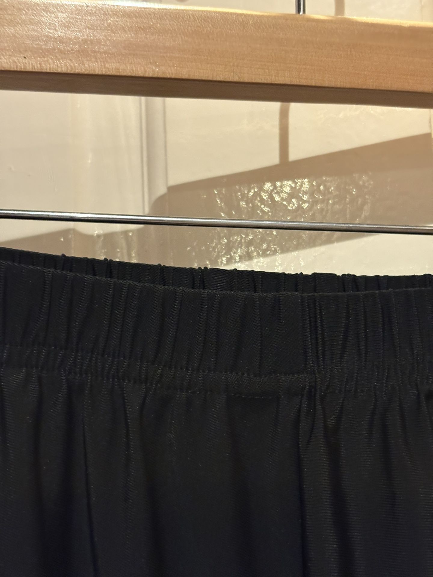 Black elastic waist pants - photo 2