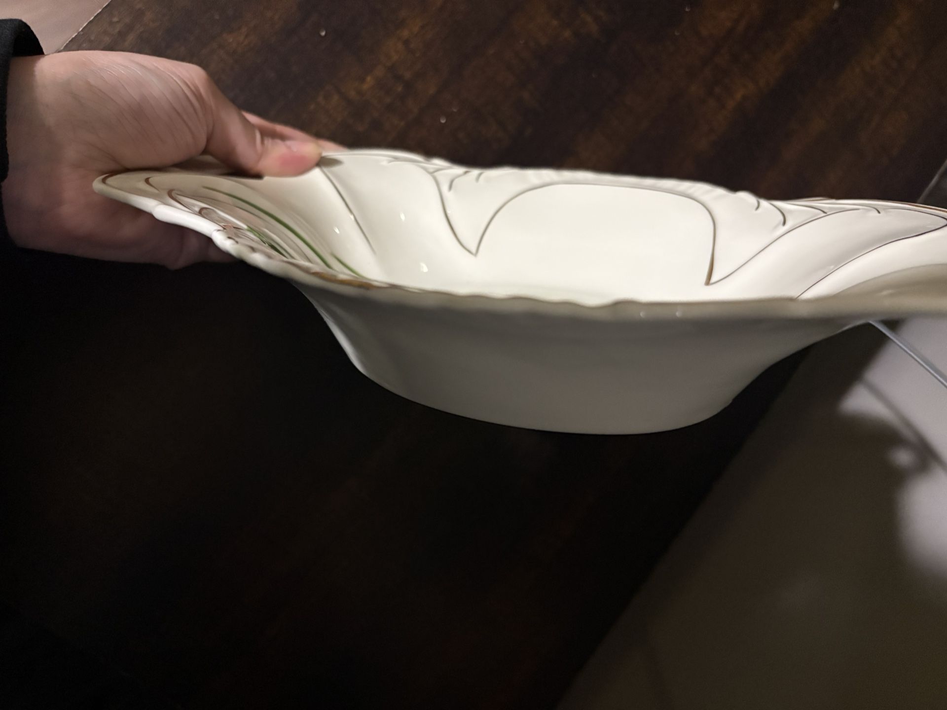 Santino collection floral handled bowl from Italy - photo 4