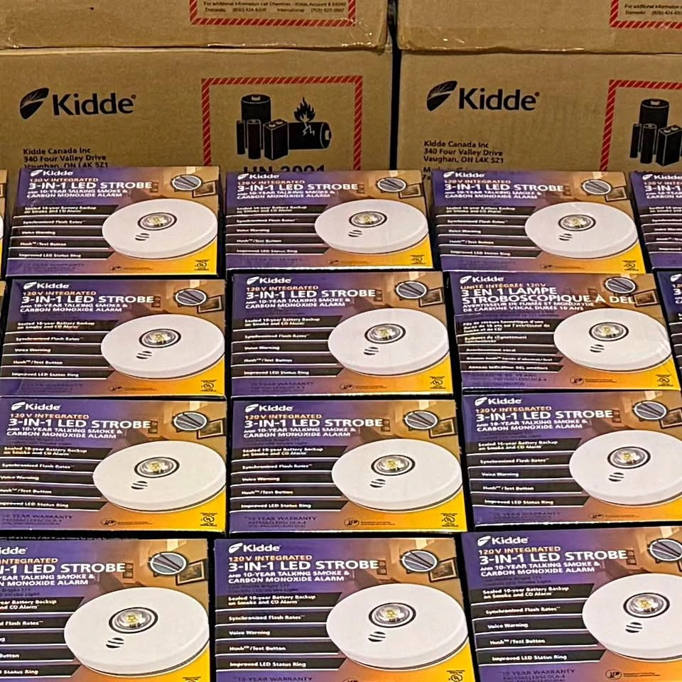 New Kidde 3-in-1 LED Strobe Smoke & CO Alarm