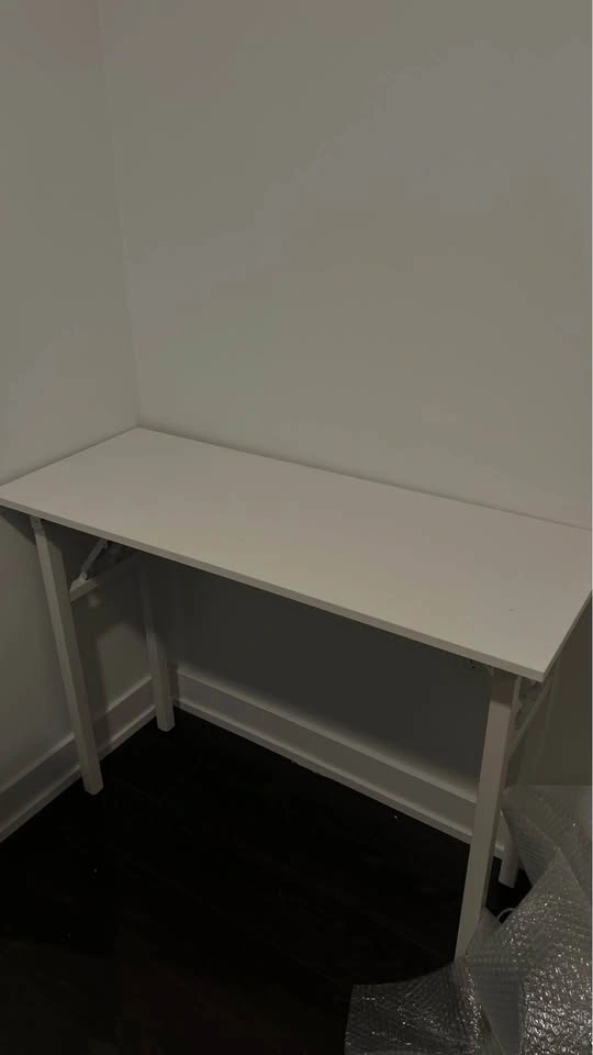 Folding Computer Desk Foldable Work Desk Table - photo 2