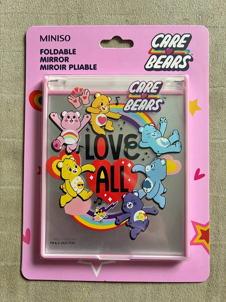 Officially licensed Miniso x Care Bears Foldable Mirror