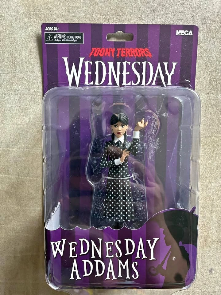 NECA Toony Terrors Wednesday Addams Action Figure