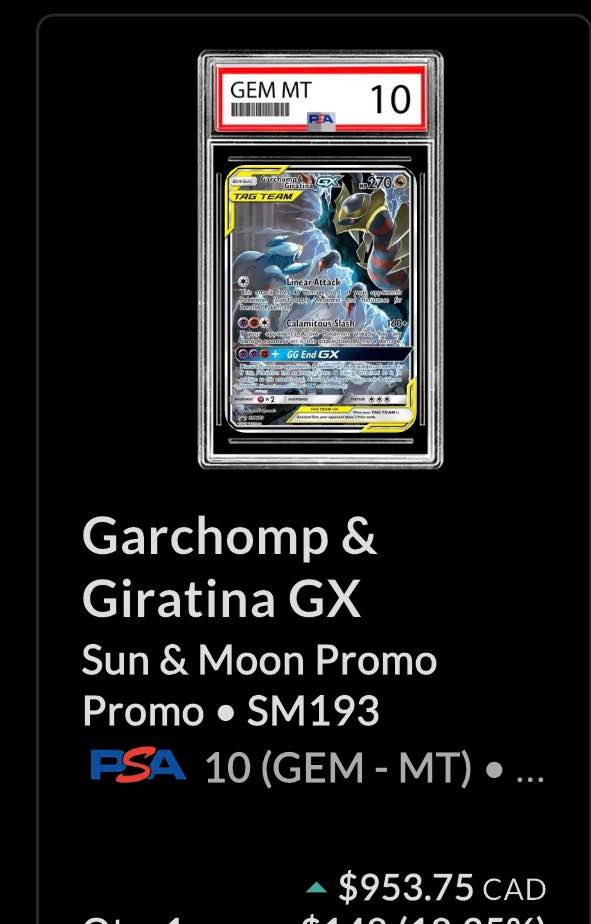 Garchomp & Giratina tag team psa 10 - photo 3
