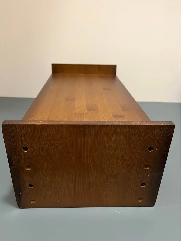 Wood Monitor Stand / Desktop Monitor Riser with Storage Shelf - photo 4