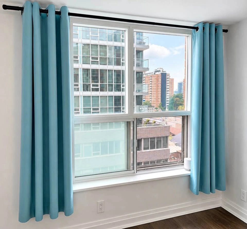 Blackout Curtains – Light Blue – 42” × 63” (Set of 2)