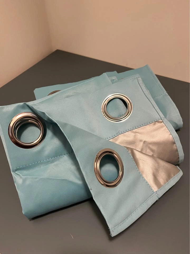 Blackout Curtains – Light Blue – 42” × 63” (Set of 2) - photo 2