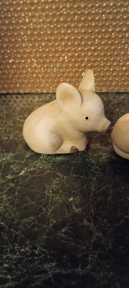 Vintage Miniature Pig Salt and Pepper Shakers - photo 2