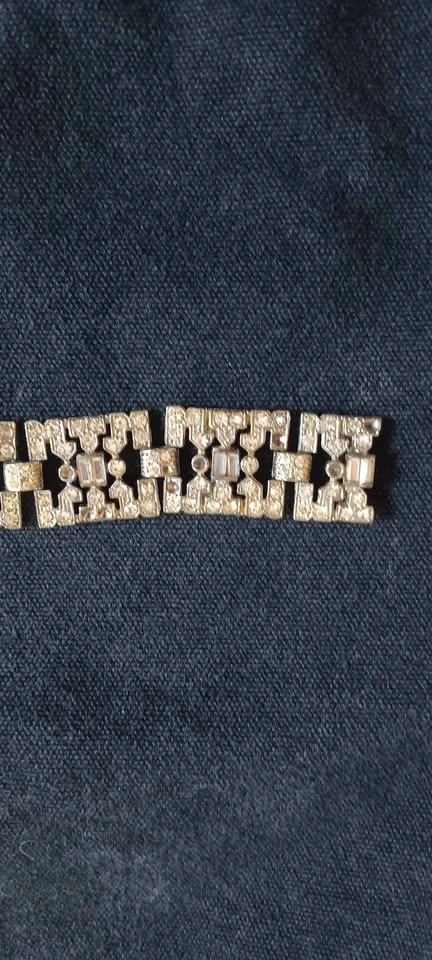Vintage 1930s Costume Bracelet As Is Gemstone - photo 2