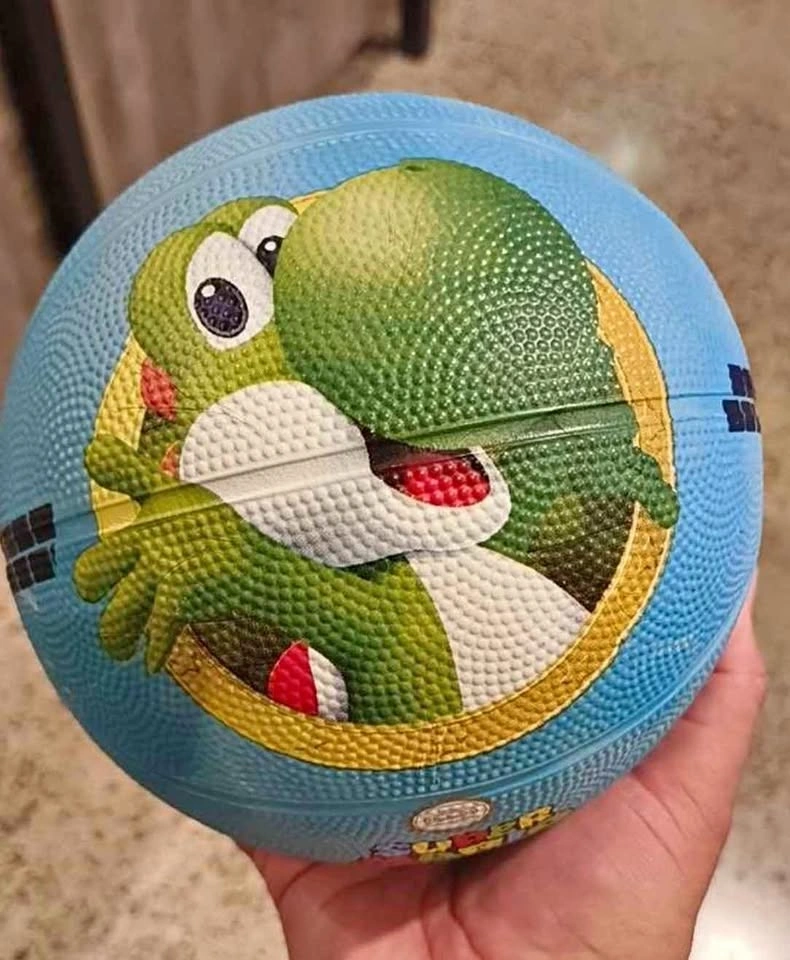 Yoshi Super Mario Mini basketball 2022 Blue