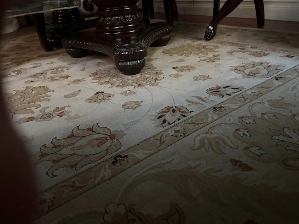 traditional Persian-style wool area rug - photo 2