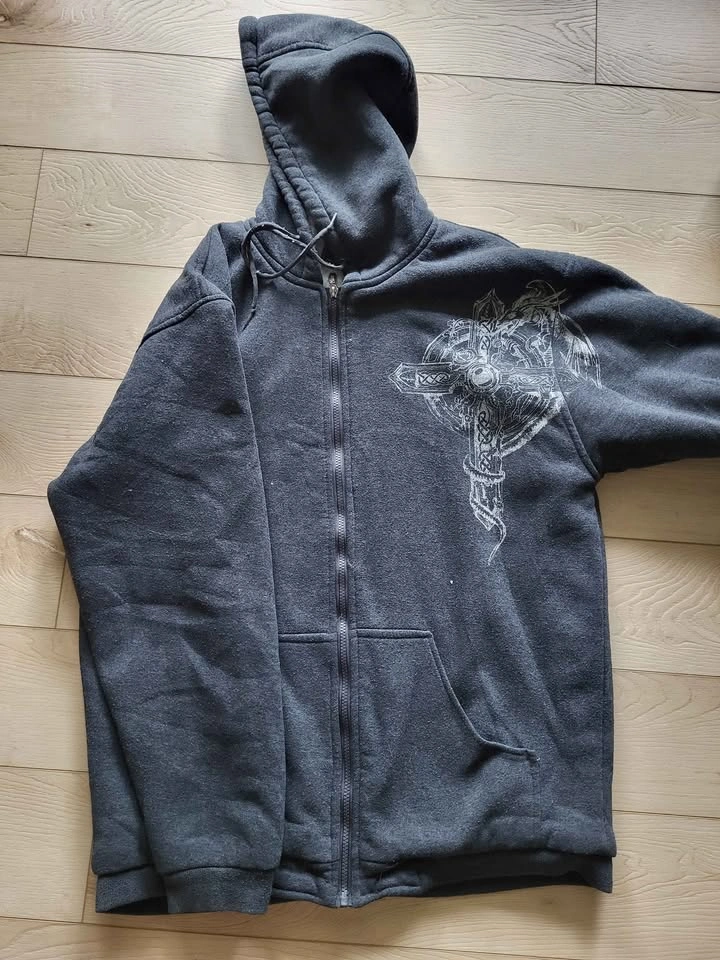 Kenpo Sherpa-Lined Full Zip Hoodie – Charcoal Grey (XL) - photo 2