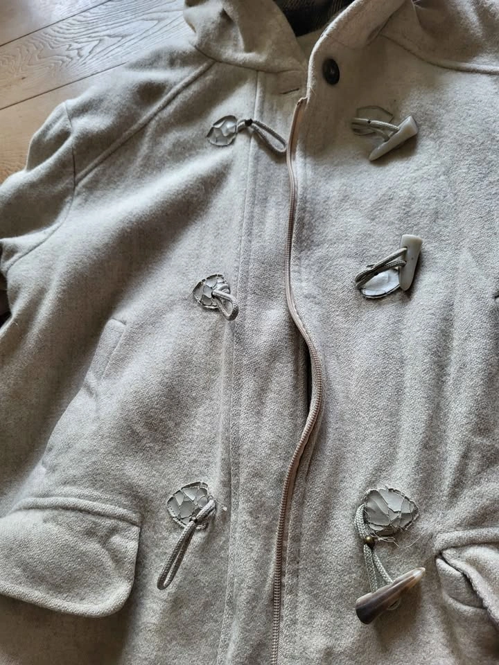 Vintage Les Modes Ellabee Wool Duffle Coat – Cream - photo 2