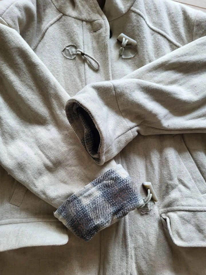 Vintage Les Modes Ellabee Wool Duffle Coat – Cream - photo 5