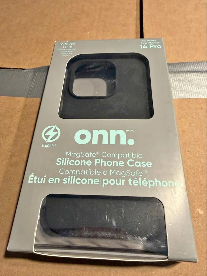 onn. MagSafe Compatible Silicone Phone Case for iPhone 14 Pro