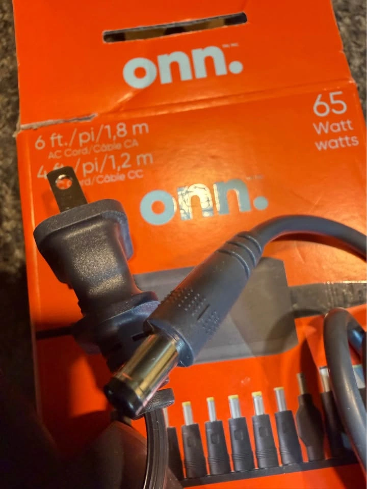 onn. 65W Laptop Charging Adapter - photo 2