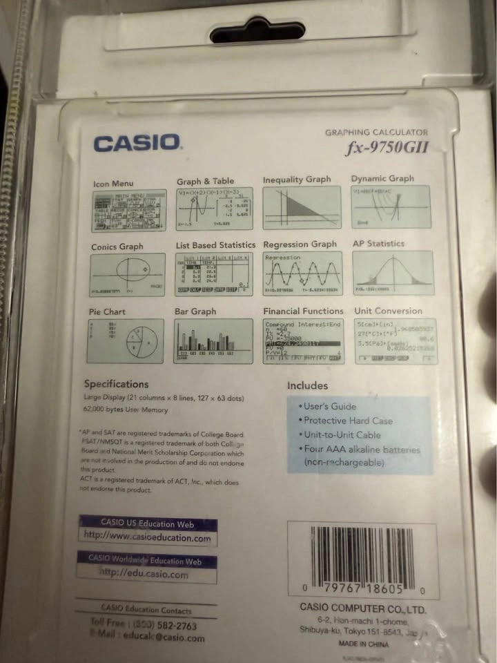 Casio fx-9750GIII Graphing Calculator - photo 2