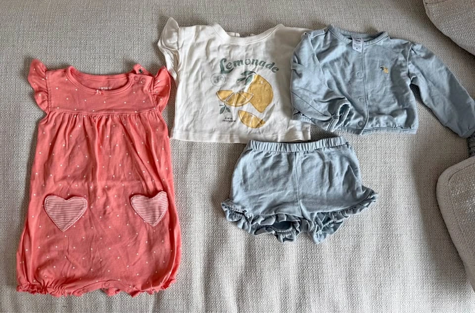 OSH KOSH CARTERS Baby summer clothes size 12 months