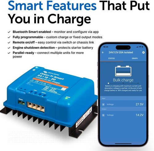 Victron Orion-Tr Smart 24/12-20A (240W) Isolated DC-DC Charger - photo 5