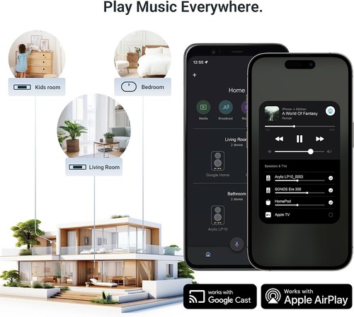 Arylic LP10 Wireless Music Streamer, Supports AirPlay 2 - photo 3