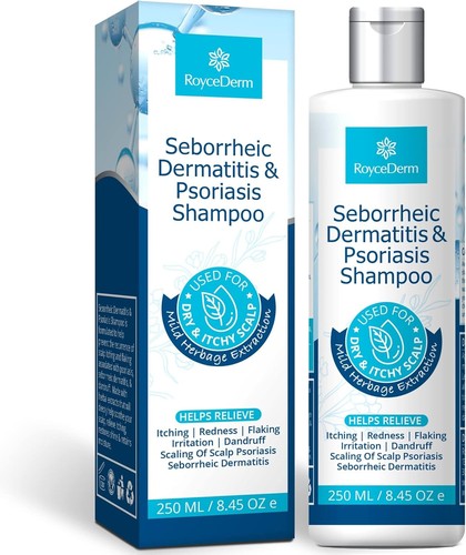 RoyceDerm Seborrheic Dermatitis & Psoriasis Shampoo 250mL