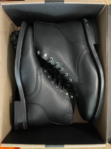 Thursday Boot Captain Black Leather Boots Size 11.5 Men’s - photo 4