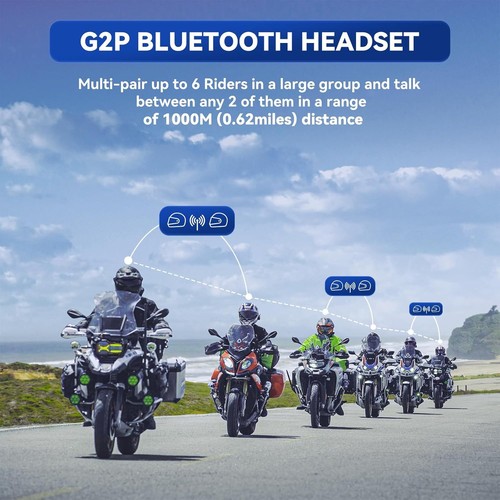 NEW Lexin G2P Motorcycle Helmet Bluetooth Headset - Single Pack - photo 3