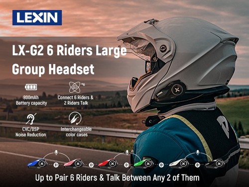 NEW Lexin G2P Motorcycle Helmet Bluetooth Headset - Single Pack - photo 4
