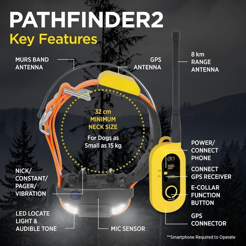 Dogtra PATHFINDER2 GPS Dog Tracking, Training & EFence - photo 2