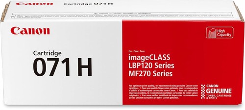 Canon 071H High Capacity Black Toner Cartridge – Genuine OEM – N